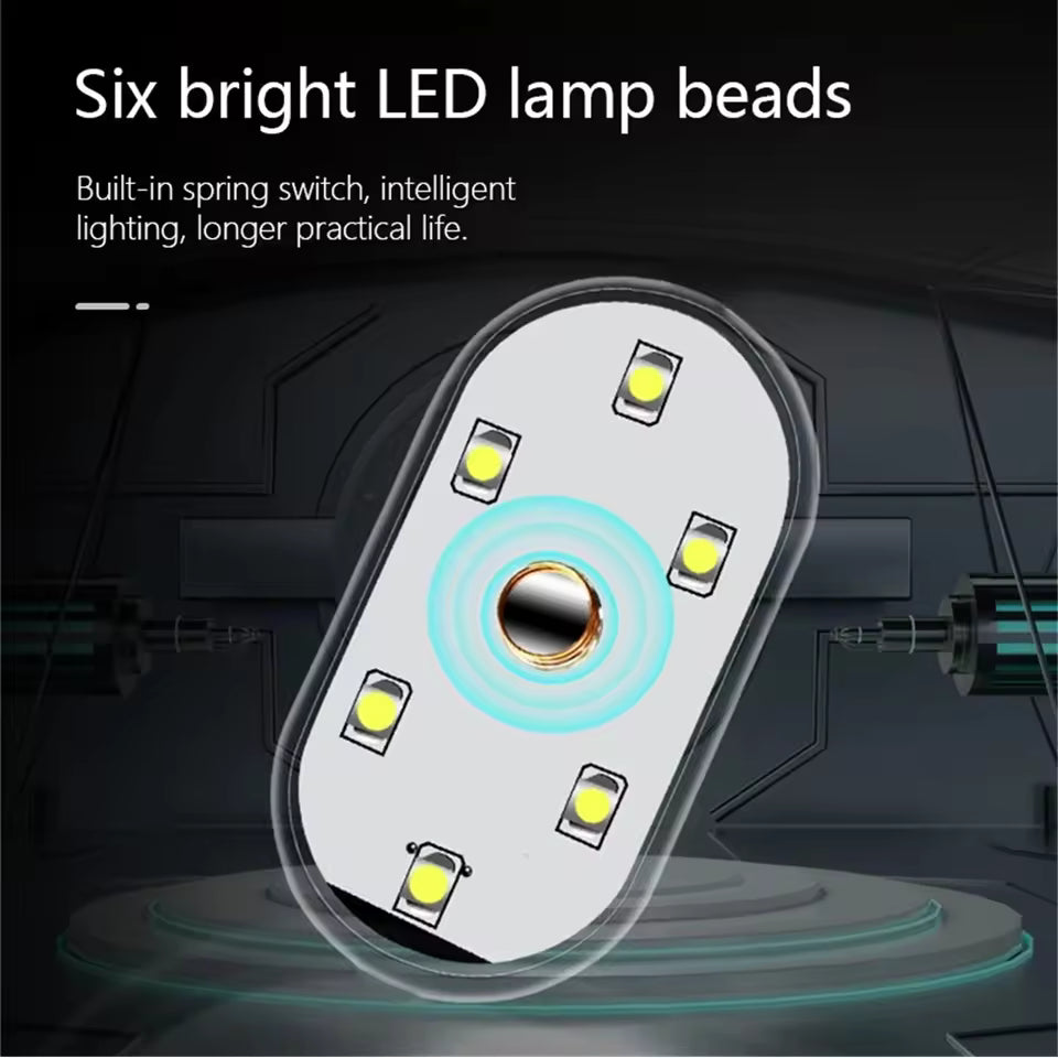 Car interior led touch light wireless roof ceiling reading lamp for door foot car trunk light