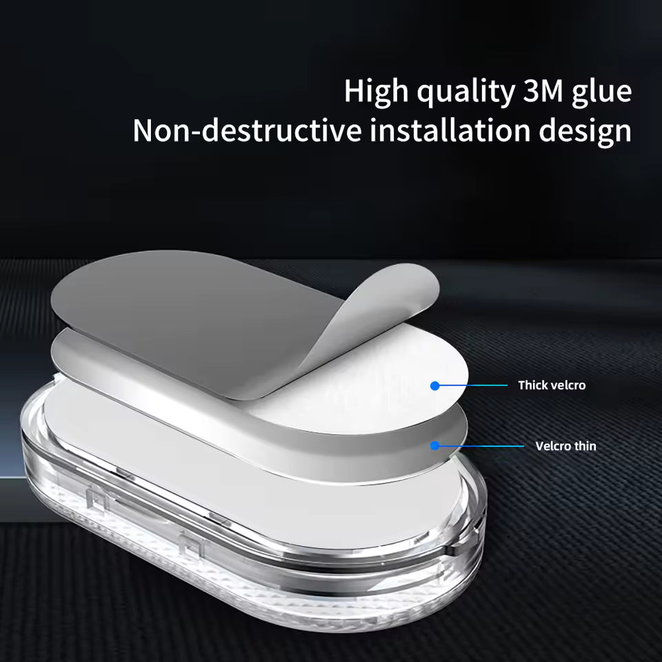 Car interior led touch light wireless roof ceiling reading lamp for door foot car trunk light